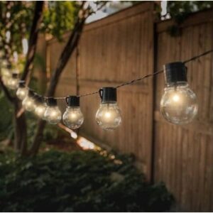 Girlanda solarna LED ogrodowa 20 x żarówek LED